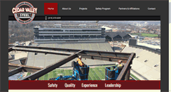 Desktop Screenshot of cedarvalleysteel.com